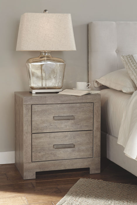 Culverbach - Gray - 5 Pc. - Dresser, Mirror, Queen Upholstered Bed, 2 Nightstands Unique Piece Furniture
