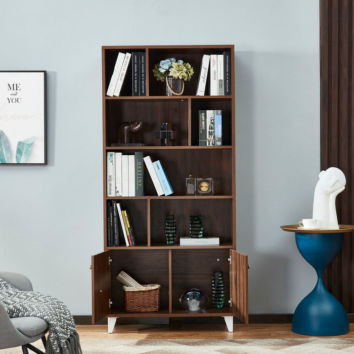 Bookcase Bookshelf - Walnut