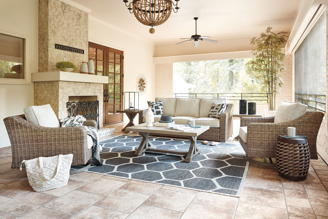 Beachcroft - Beige - 6 Pc. - Lounge Set Unique Piece Furniture