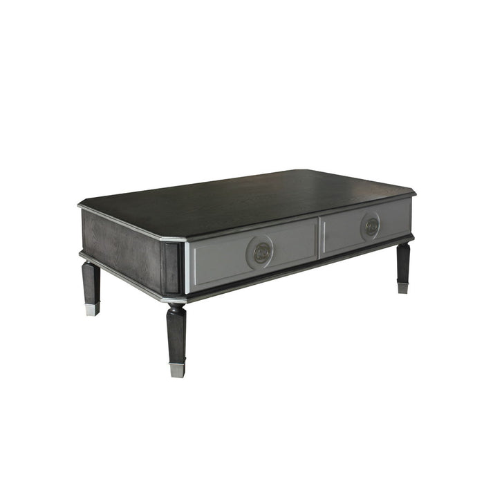 House - Beatrice Coffee Table - Charcoal & Light Gray Finish