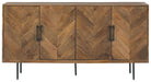 Prattville - Brown - Accent Cabinet Unique Piece Furniture