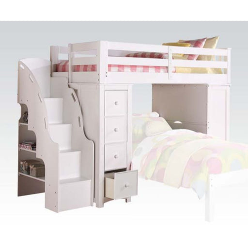 Freya - Loft Bed - White Unique Piece Furniture
