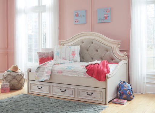 Realyn - Chipped White - Twin Day Bed With Storage Unique Piece Furniture