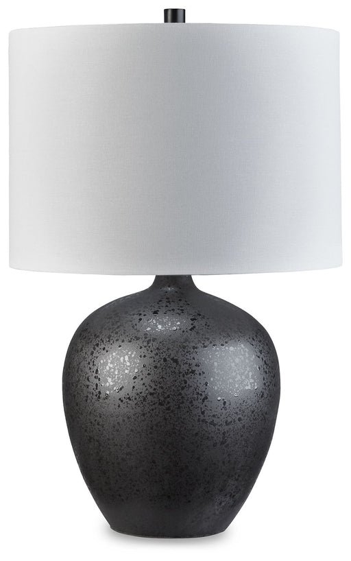 Ladstow - Black - Ceramic Table Lamp Unique Piece Furniture