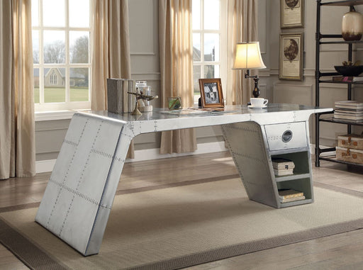 Brancaster - Desk - Metallic Unique Piece Furniture