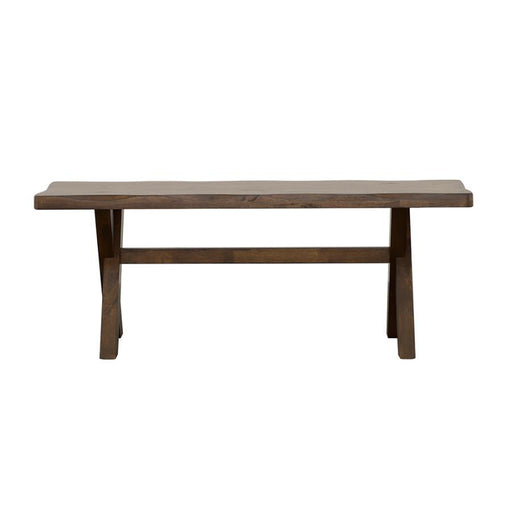 Alston - X-Shaped Dining Bench - Knotty Nutmeg Unique Piece Furniture
