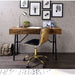 Jalia - Desk - Rustic Oak & Black Unique Piece Furniture
