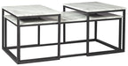 Donnesta - Gray / Black - Occasional Table Set (Set of 3) Unique Piece Furniture