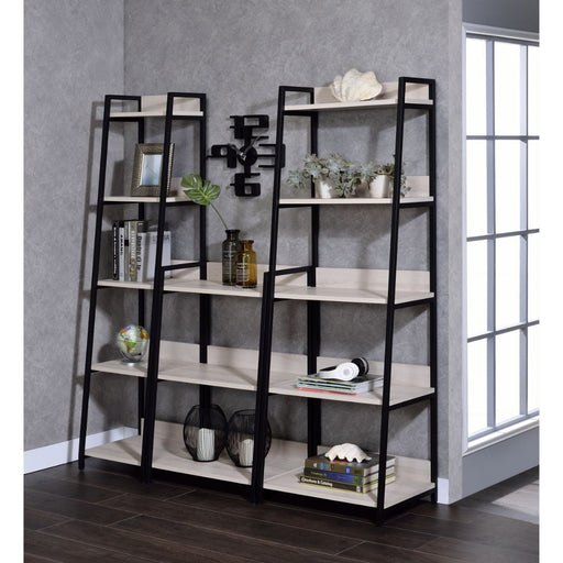 Wendral - Bookshelf - Natural & Black Unique Piece Furniture