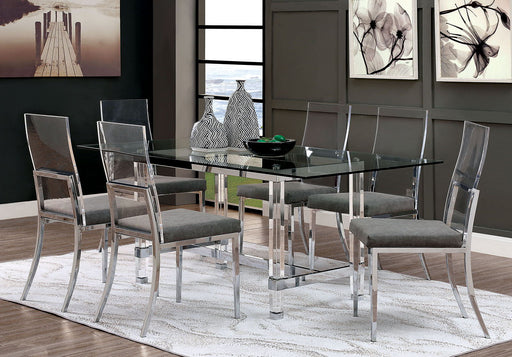 Casper - Dining Table - Pearl Silver Unique Piece Furniture