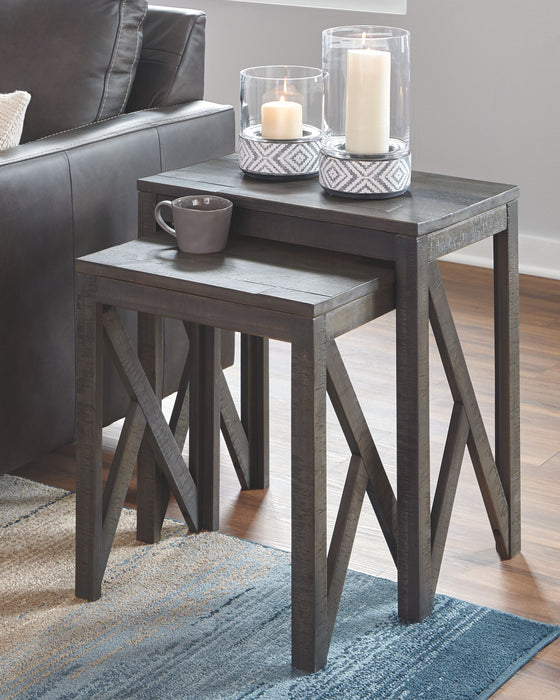 Emerdale - Gray - Accent Table Set (Set of 2) Unique Piece Furniture