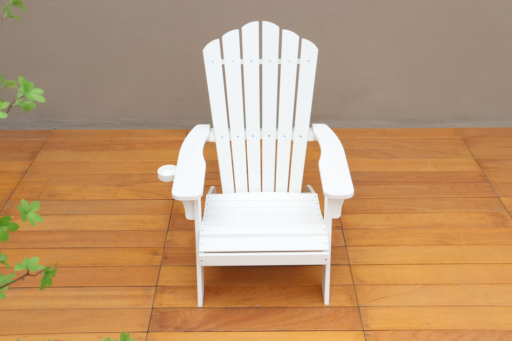 Polystyrene Adirondack Chair White