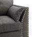 Laurissa - Sofa - Light Charcoal Linen Unique Piece Furniture