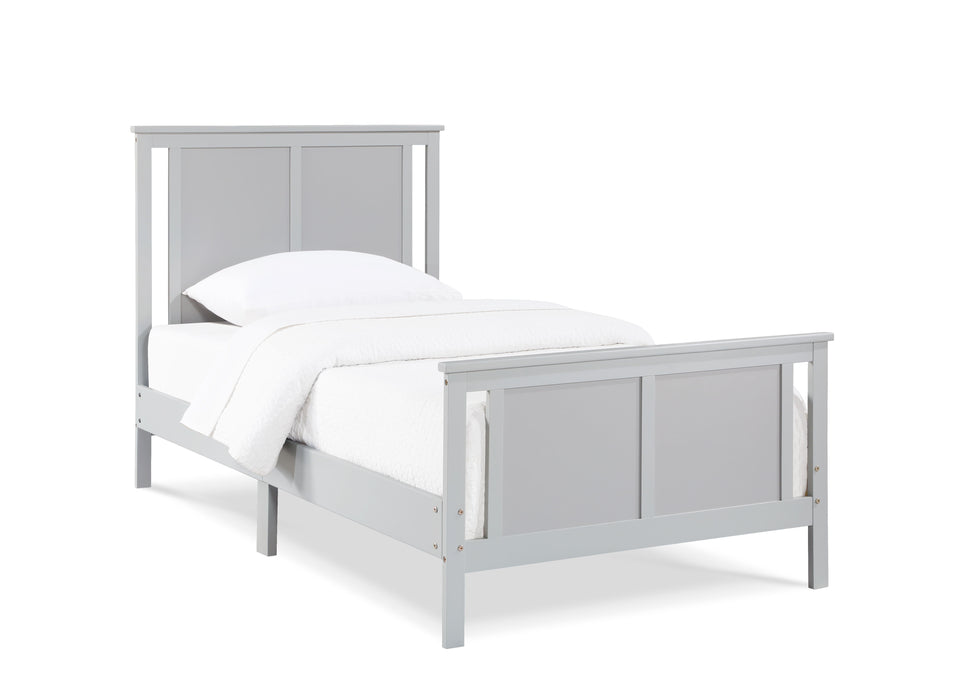 Connelly Reversible Panel Twin Bed Gray / Rockport Gray