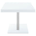 Brooklyn - Rectangular Dining Table - White High Gloss And Chrome Unique Piece Furniture