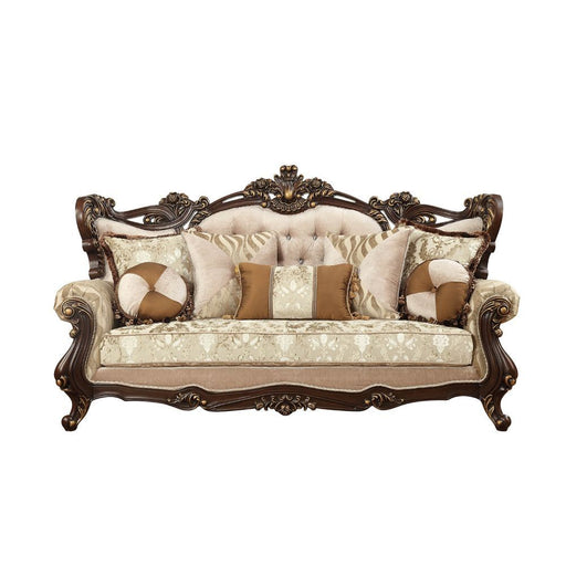 Shalisa - Sofa - Fabric & Walnut Unique Piece Furniture
