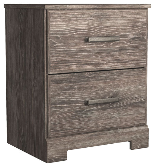 Ralinksi - Gray - Two Drawer Night Stand Unique Piece Furniture