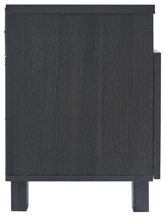 Yarlow - Black - Extra Large TV Stand Unique Piece Furniture