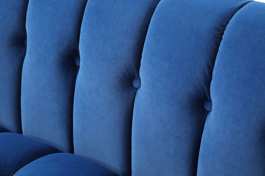 3 Seat Sofa Blue