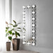 Aghes - Rectangular Wall Mirror With Led Lighting Mirror Unique Piece Furniture
