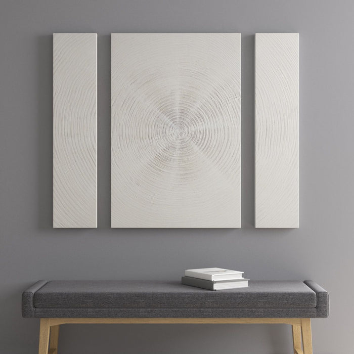 Hand Embellished Abstract 3 Piece Canvas Wall Art Set
