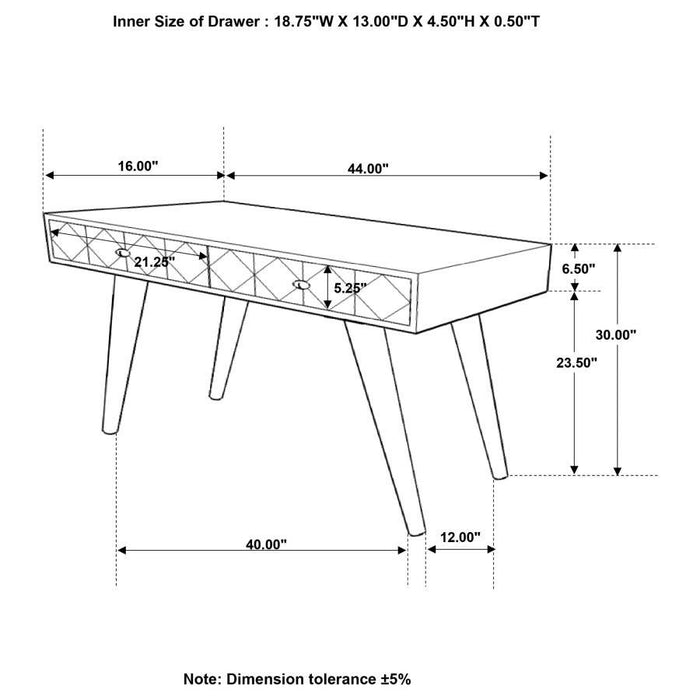Alyssum - Rectangular Storage Console Table - Natural Unique Piece Furniture