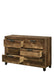 Morales - Dresser - Rustic Oak Finish Unique Piece Furniture