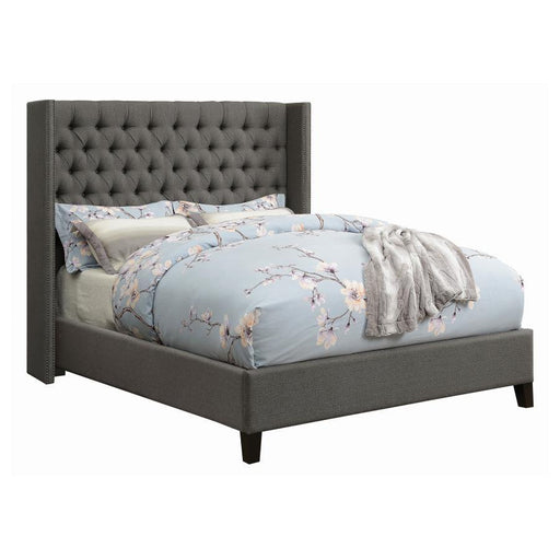 Bancroft - Demi-wing Upholstered Bed Unique Piece Furniture