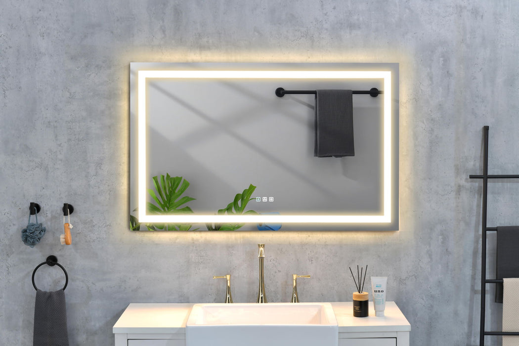 36X36" Led Bathroom Vanity Mirrors With Lights, Anti-Fog, Front Light Makeup Mirror