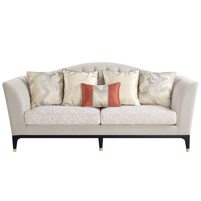 Tayden - Sofa - Beige Velvet Unique Piece Furniture