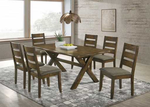 Alston - Rustic Trestle Dining Room Set Unique Piece Furniture