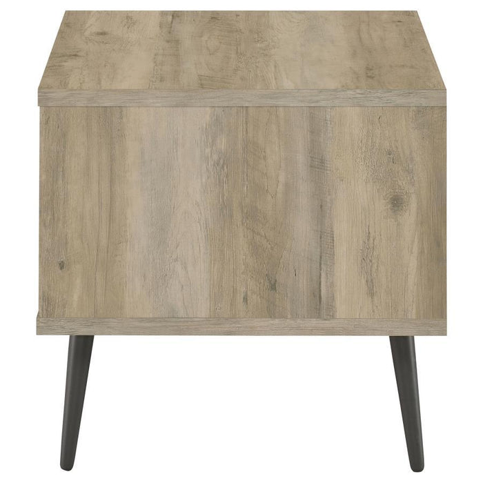 Welsh - End Table - Antique Pine And Gray