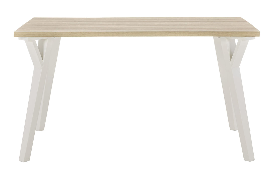 Grannen - White - Rectangular Dining Room Table Unique Piece Furniture
