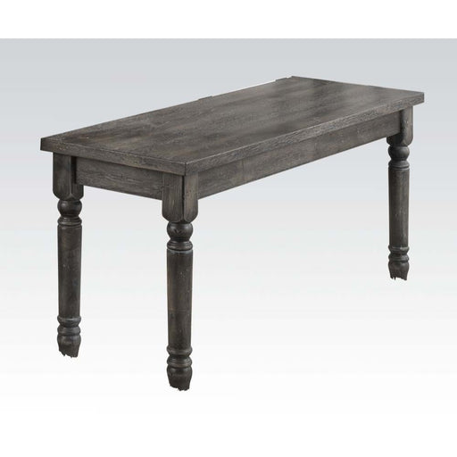 Wallace - Bench - Weathered Gray Unique Piece Furniture