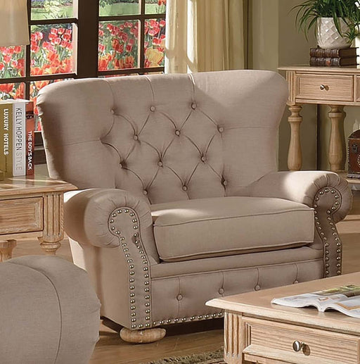 Shantoria - Chair - Beige Linen Unique Piece Furniture