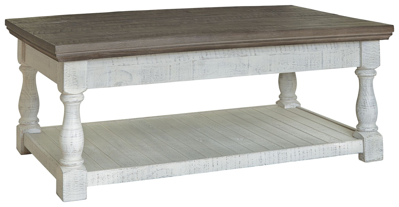 Havalance - Gray / White - Lift Top Cocktail Table Unique Piece Furniture