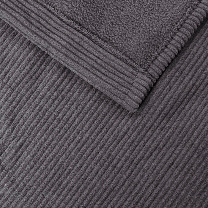 King Heated Blanket - Grey