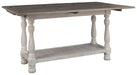 Havalance - Gray / White - Flip Top Sofa Table Unique Piece Furniture