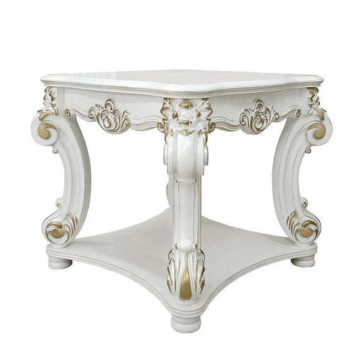 Vendom - End Table - Antique Pearl Finish Unique Piece Furniture