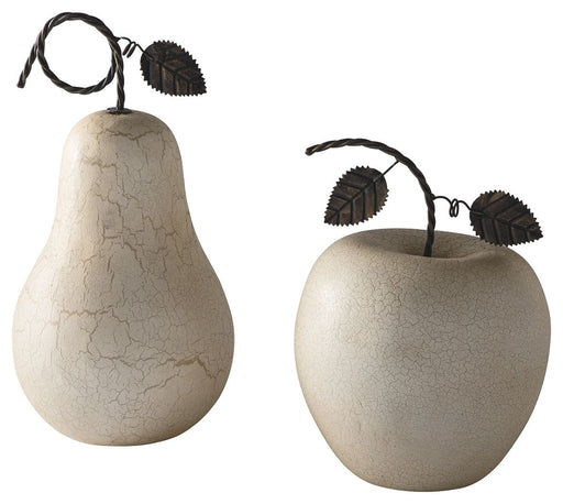 Bidelia - Antique White - Sculpture Set (Set of 2) Unique Piece Furniture