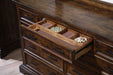 Elk Grove - 9-Drawer Dresser With Jewelry Tray - Vintage Bourbon Unique Piece Furniture