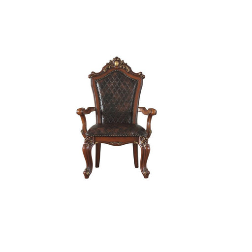 Picardy - Chair (Set of 2) - Cherry Oak & PU Unique Piece Furniture