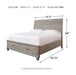 Naydell - Rustic Gray - California King Panel Bed With 2 Storage Drawers Unique Piece Furniture