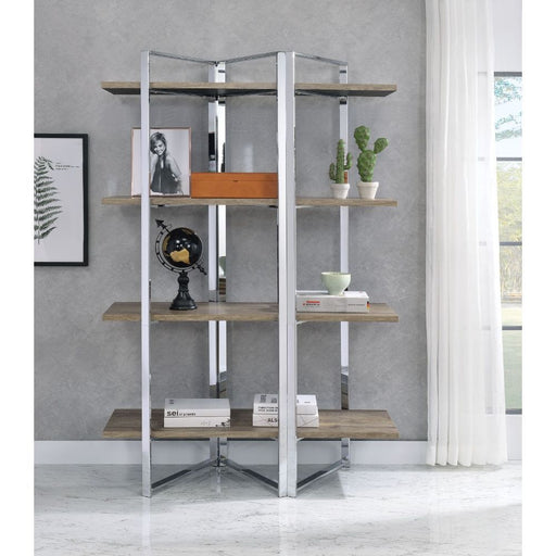 Libby - Bookshelf - Chrome Unique Piece Furniture
