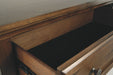 Flynnter - Medium Brown - Five Drawer Chest Unique Piece Furniture