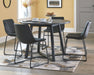 Centiar - Black / Gray - Round Dining Room Table Unique Piece Furniture