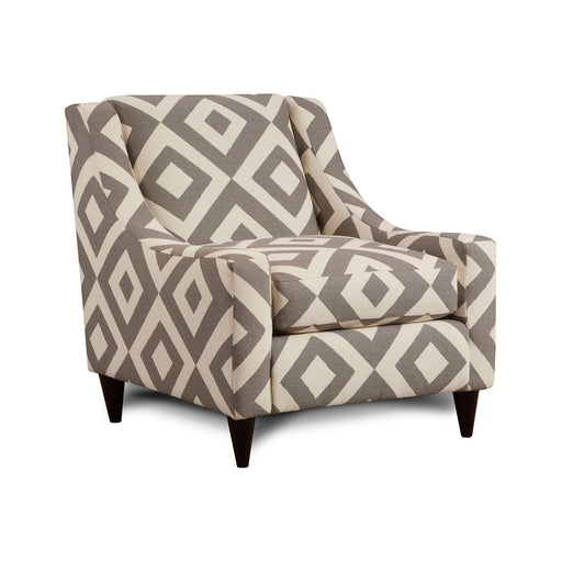 Parker - Chair - Gray / Pattern Fabric Unique Piece Furniture