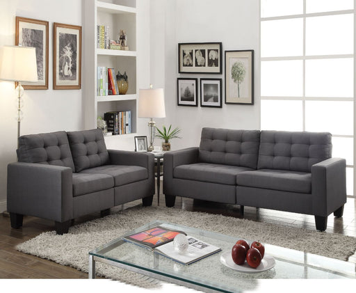 Earsom - Sofa - Gray Linen Unique Piece Furniture