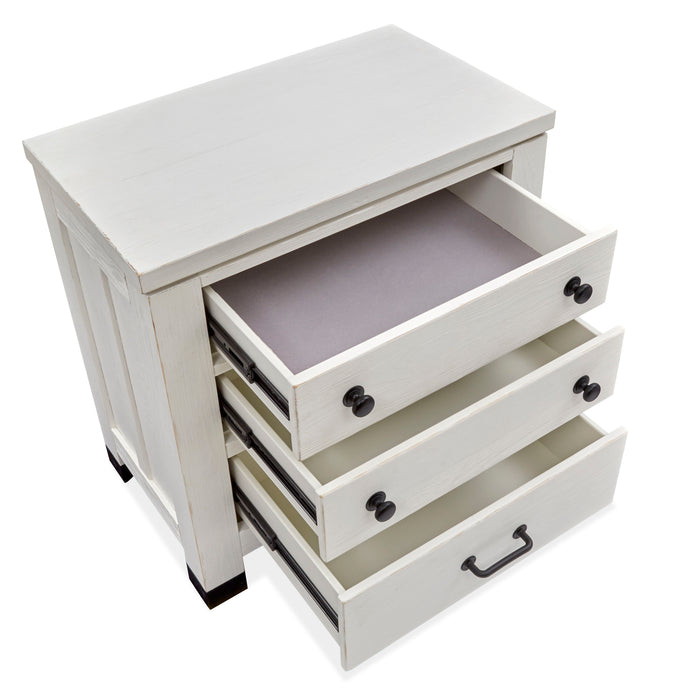 Harper Springs - Drawer Nightstand - Silo White Unique Piece Furniture
