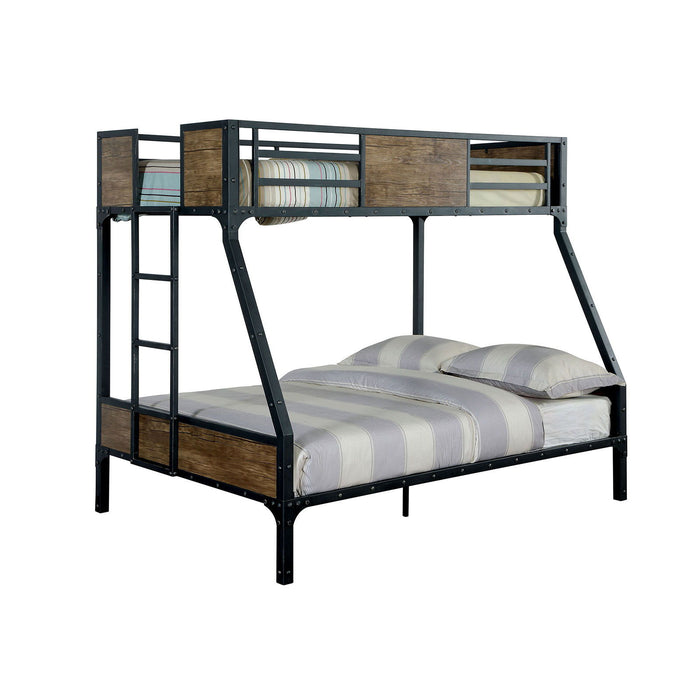 Clapton - Twin Bed With Workstation - Black Unique Piece Furniture